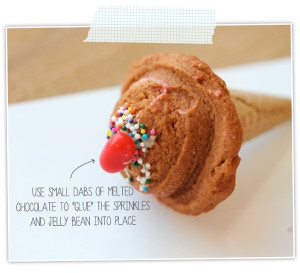DIY Sugar Cookie Ice Cream Cones | Damask Love Blog