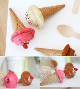 DIY Sugar Cookie Ice Cream Cones | Damask Love Blog