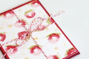 Abstract Florals Card with Faber-Castel Gelatos | Damask Love Blog