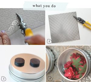 Corral the Chaos: Magnetic Embellishment Board | Damask Love Blog