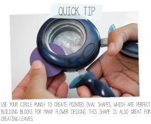 Easy Paper Punch Flowers | Damask Love Blog