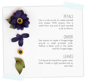 Easy Paper Punch Flowers | Damask Love Blog