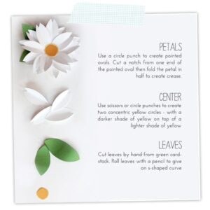 Easy Paper Punch Flowers | Damask Love Blog