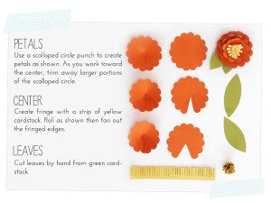 Easy Paper Punch Flowers | Damask Love Blog