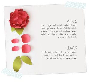 Easy Paper Punch Flowers | Damask Love Blog