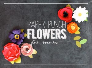 Easy Paper Punch Flowers | Damask Love Blog