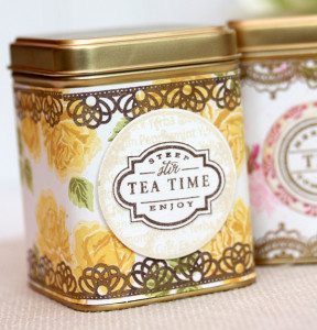 DIY Vintage Tea Tins | Damask Love Blog