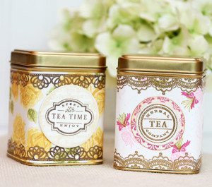 DIY Vintage Tea Tins | Damask Love Blog