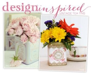 DIY Vintage Tea Tins | Damask Love Blog