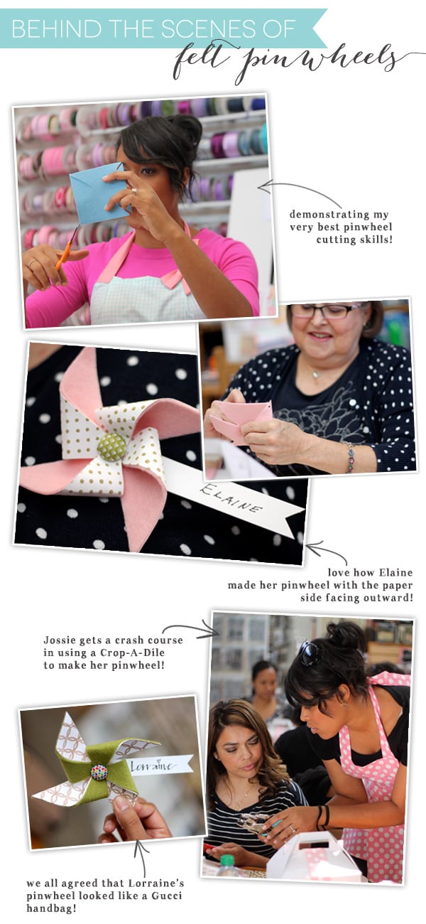Damask Love Live Revisited: Felt Pinwheels | Damask Love Blog
