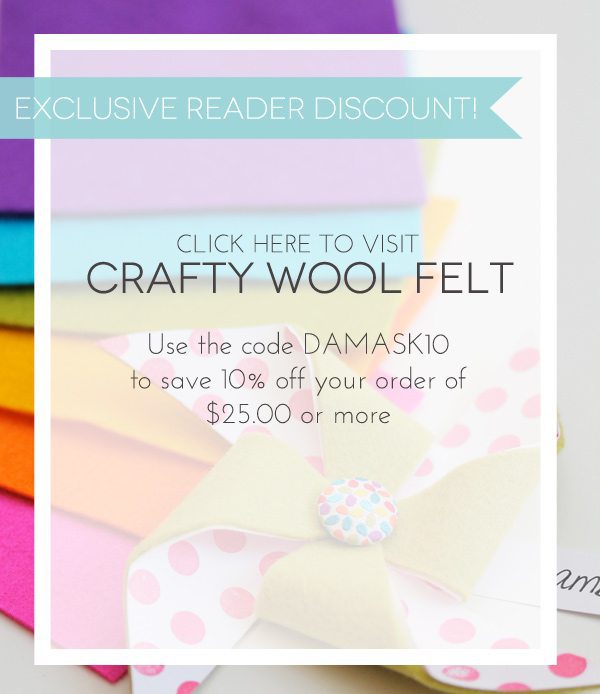 Damask Love Live Revisited: Felt Pinwheels | Damask Love Blog