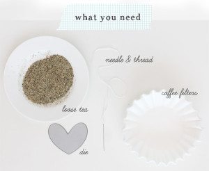 Die Cut Teabag | Damask Love Blog