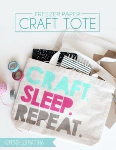 DIY Freezer Paper Tote | Damask Love Blog