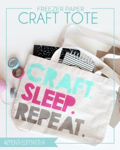 DIY Freezer Paper Tote | Damask Love Blog