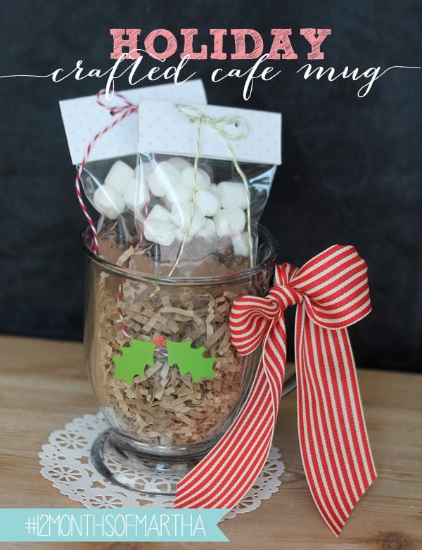Holiday Cafe Mug with Martha Stewart Glass Paints | Damask Love Blog