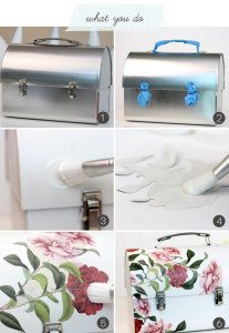 Decoupage Lunch Box Stationery Kit | Damask Love Blog