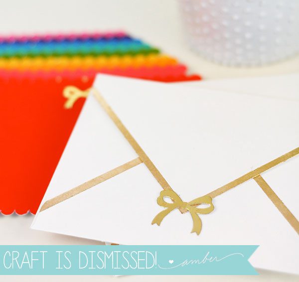 Gold Bow Stationery | Damask Love