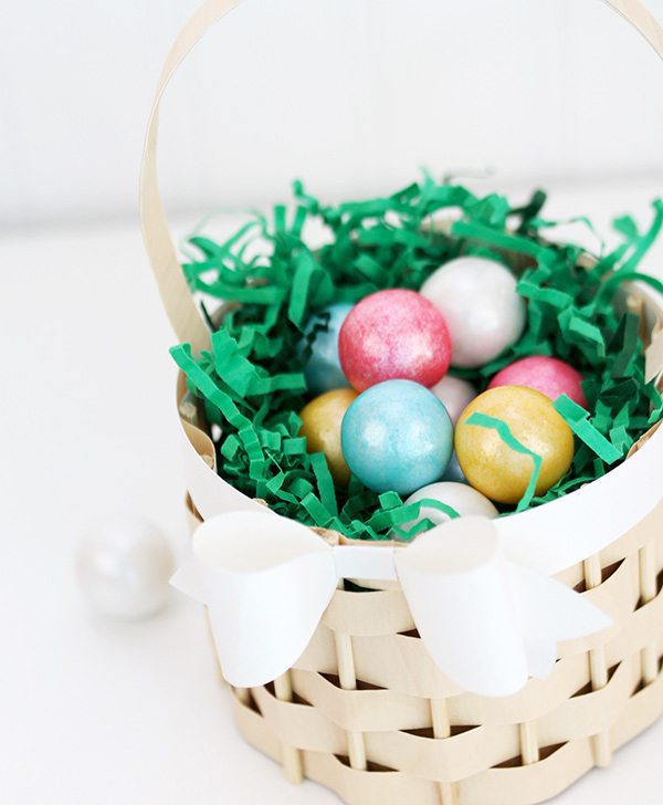 Faux Woven Basket | Damask Love