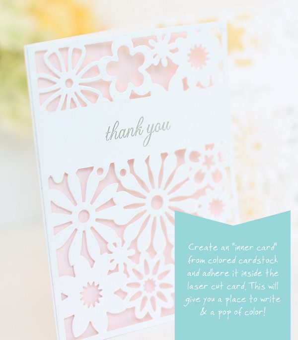 DIY "Laser Cut" Stationery | Damask Love