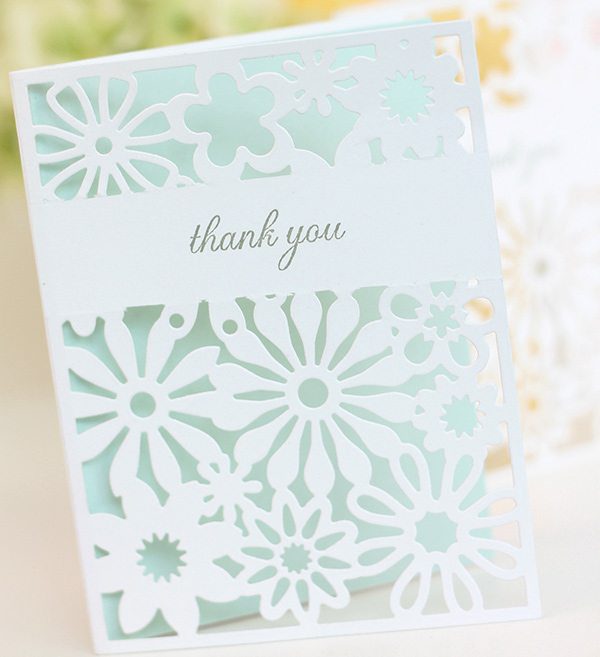 DIY "Laser Cut" Stationery | Damask Love