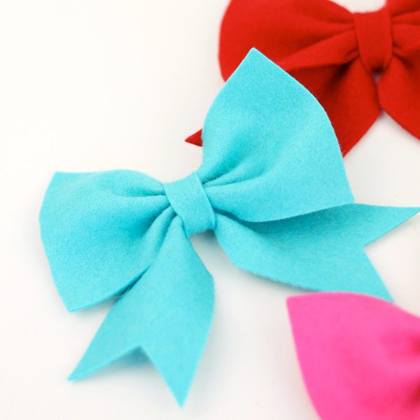 DIY Easy Felt Bows | Damask Love