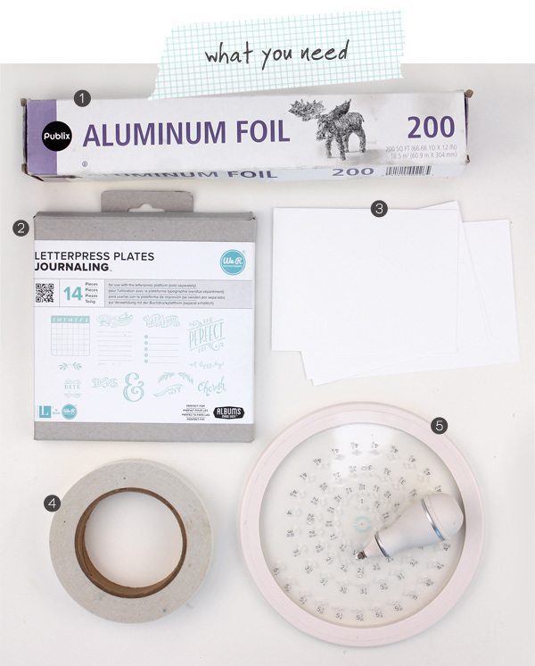 DIY Foil Mason Jar Lids