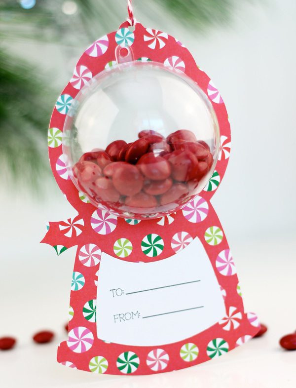 Print Then Cut Gumball Machine Ornament | Damask Love