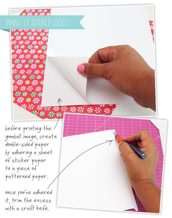 Print Then Cut Gumball Machine Ornament | Damask Love