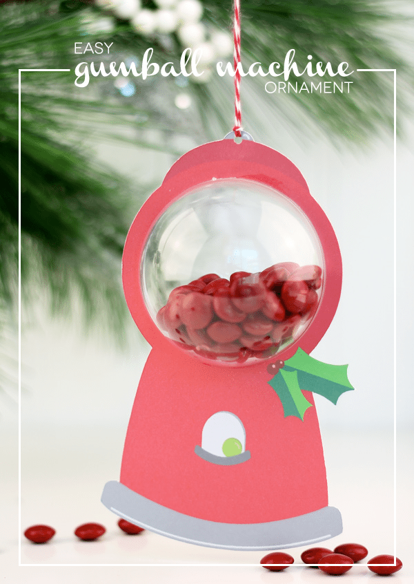 Print Then Cut Gumball Machine Ornament | Damask Love