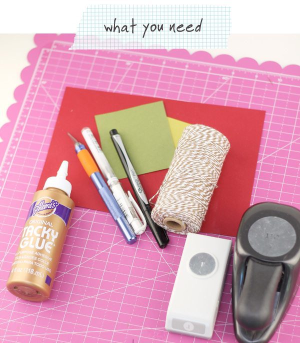 Easy Paper Punch Apples | Damask Love