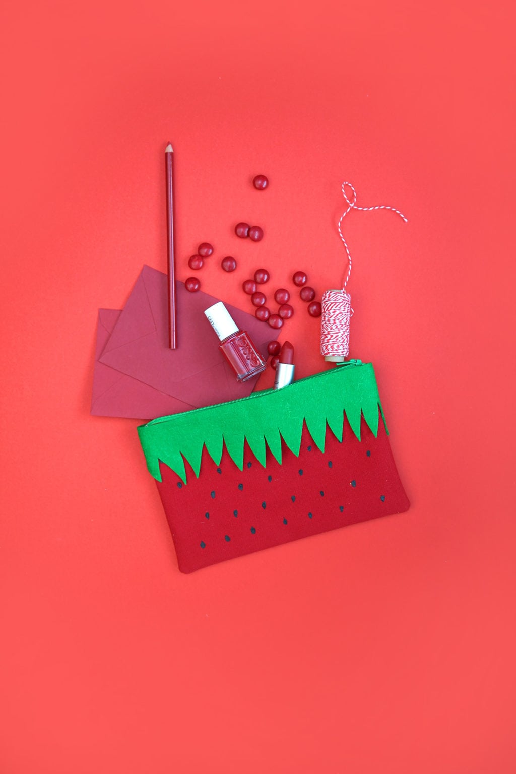 DIY Fruit Pencil Pouches | Damask Love