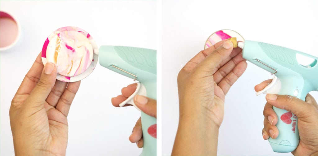 DIY Marbled Clay and Wooden Bracelet Jewelry Boxes | damask love