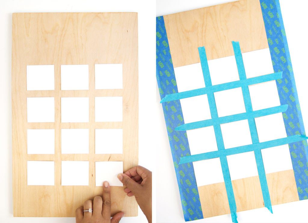 Handstamped Wood Calendar | damask love