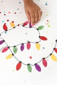 Christmas Light Garland