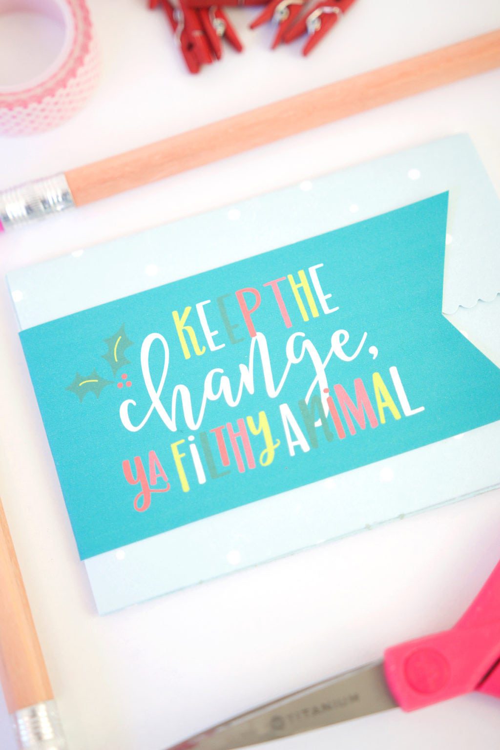 Gift Card Holder Printable