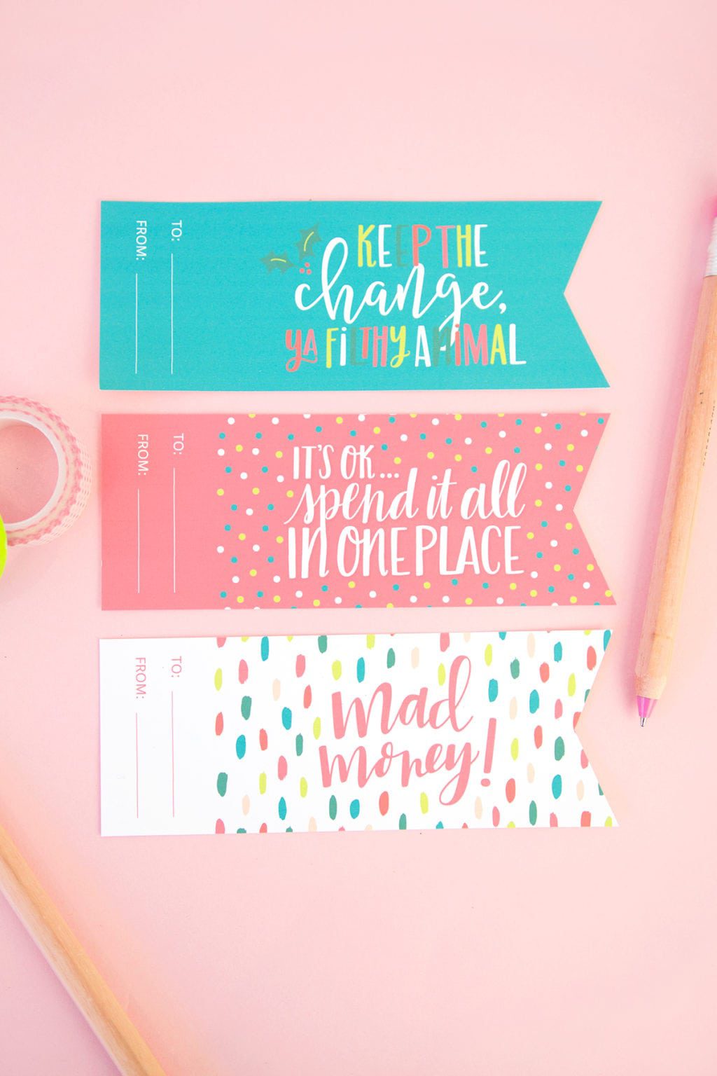 Gift Card Holder Printable