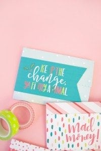 Gift Card Holder Printable
