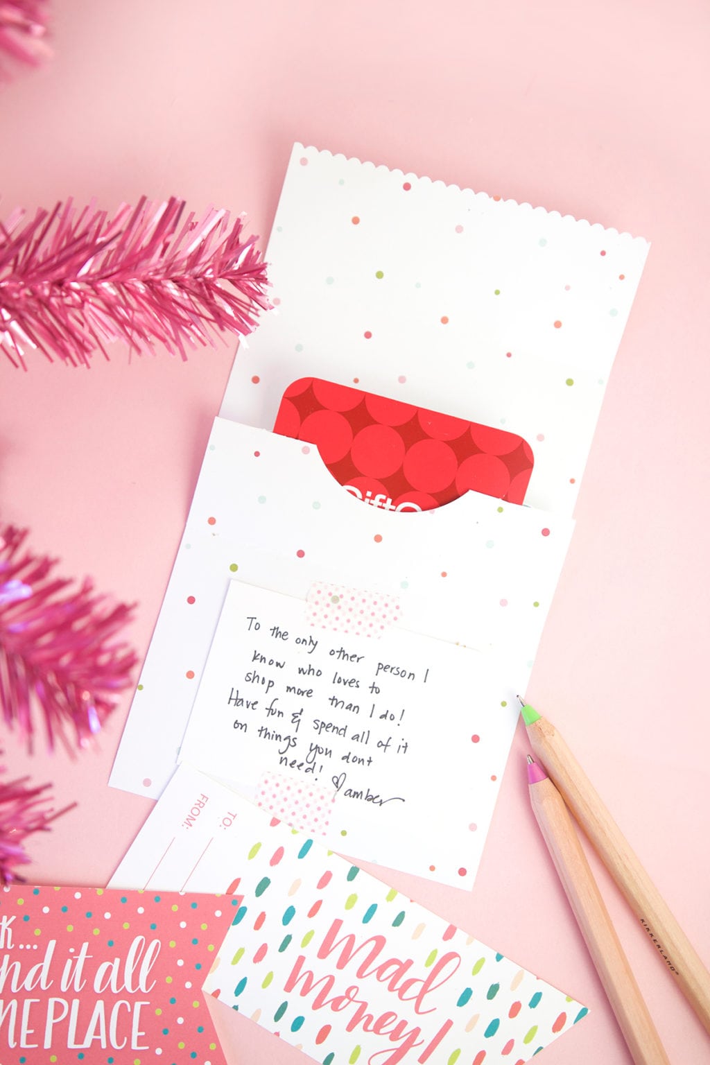 Gift Card Holder Printable