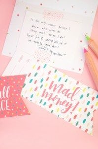 Gift Card Holder Printable