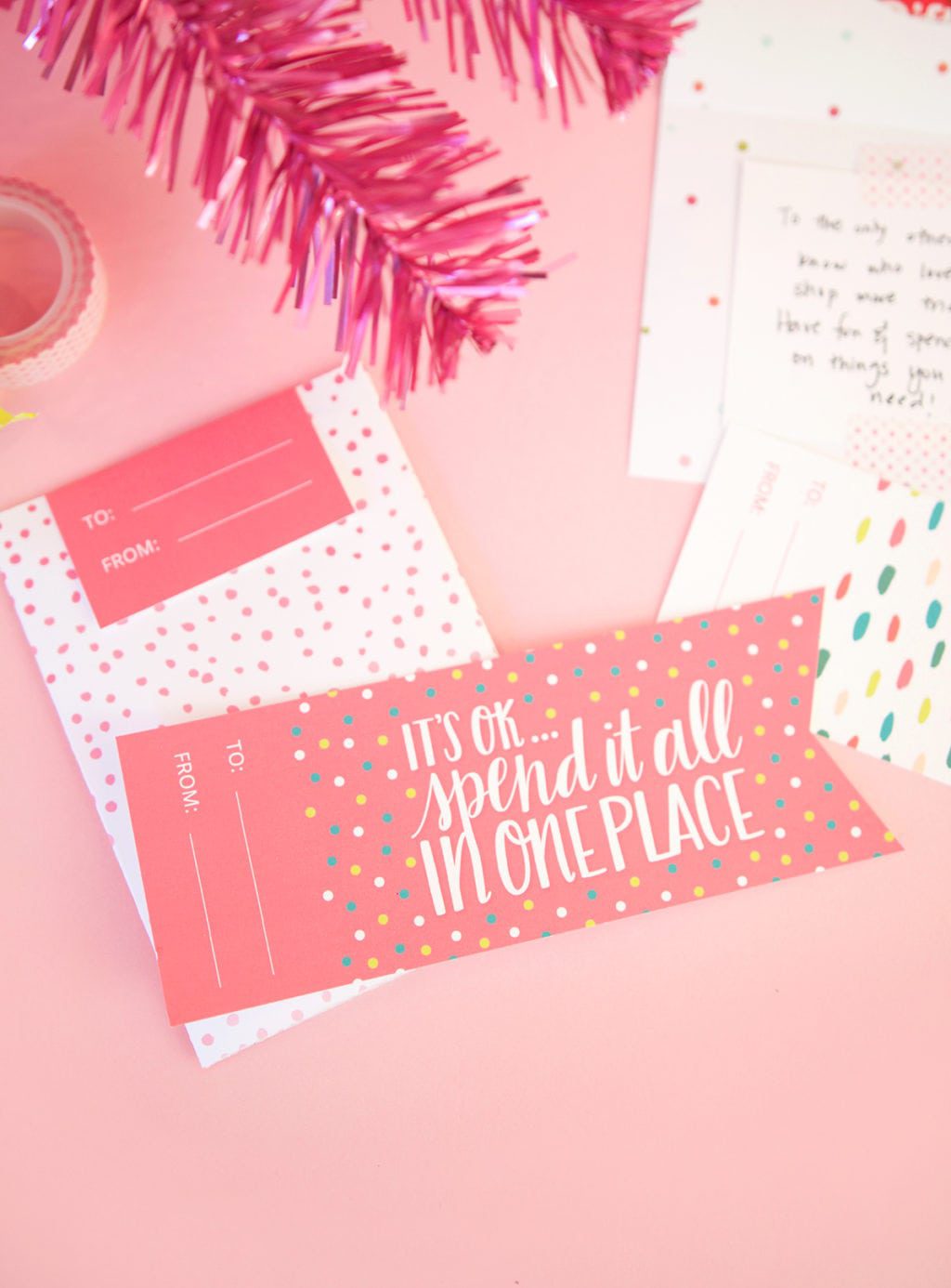 Gift Card Holder Printable
