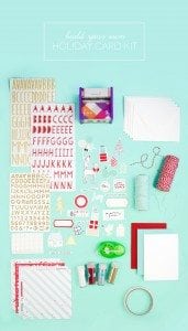 Make Your Own Holiday Card Kit | damask love