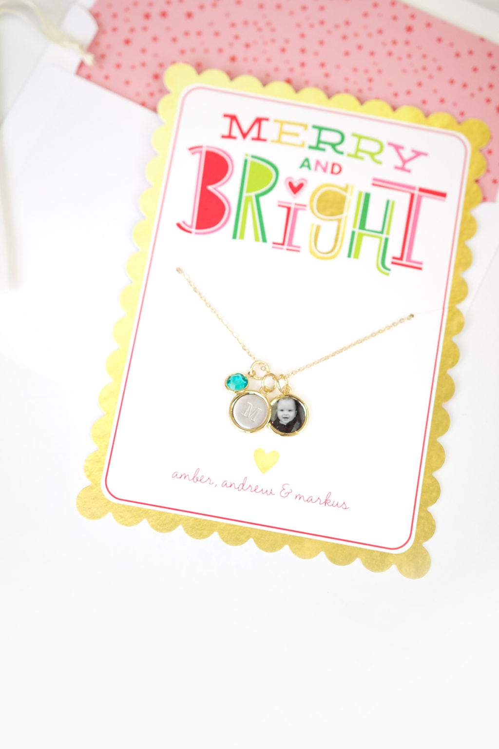 Custom Holiday Jewelry Gifts with Shutterfly | damask love