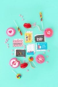 Free Printable 80's Inspired Valentines