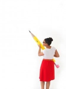DIY Giant Mail Tube Pencil Piggy Bank