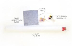 DIY Giant Mail Tube Pencil Piggy Bank
