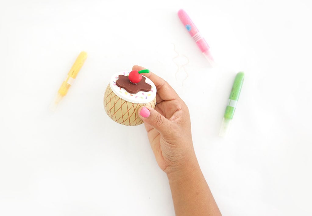 DIY Ice Cream Cone Trinket Box