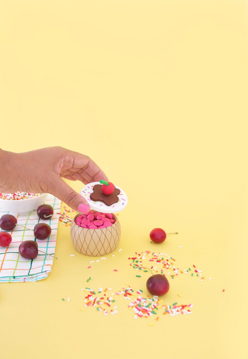 DIY Ice Cream Cone Trinket Box