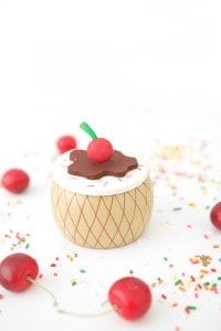 DIY Ice Cream Cone Trinket Box