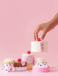 DIY Paper Mache Cake Boxes