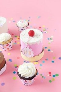 DIY Paper Mache Cake Boxes